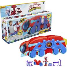 Hasbro Spider-Man Legetøj Hasbro Marvel Spidey & His Amazing Friends Spider Crawl R 2 in 1 Headquarters Playset