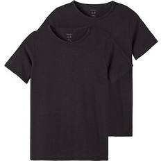 Name It Drenge T-shirts Name It Basic T-shirt 2-pack - Black (13209164)