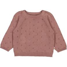 Knapper - Pink Sweatshirts Wheat Mira pullover warm melange