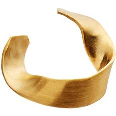 Stine A Twisted Hammered Earcuff - Gold