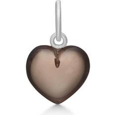 Frk Lisberg Heart Earrings - Silver/Grey