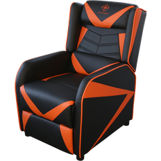 Fodstøtte Gamer stole Deltaco GAM-087 Gaming Armchair - Black/Orange