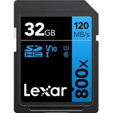 LEXAR 32 GB - SDHC Hukommelseskort LEXAR Professional SDHC Class 10 UHS-I U1 V10 120/45MB/s 32GB (800x)