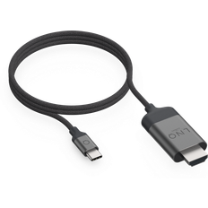 Grå - HDMI-kabler - USB C-HDMI Bigbuy Tech LINQ 2m Cable