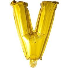 Fiesta Letter Balloons V 100cm Gold