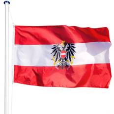 Tectake Flag & Tilbehør tectake Aluminium flagstang Østrig