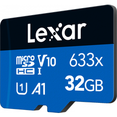 LEXAR 32 GB - SDHC Hukommelseskort LEXAR High-Performance microSDHC Class 10 UHS-I U1 V10 A1 633X 32GB