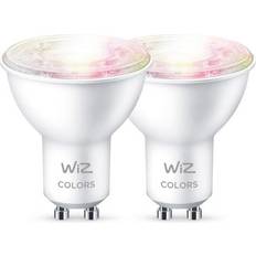 WiZ GU10 LED-pærer WiZ Color LED Lamps 4.9W GU10 2-pack