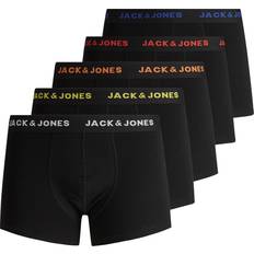 Jack & Jones Elastan/Lycra/Spandex - Herre Tøj Jack & Jones Boxershorts 5-pack - Black