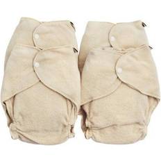 ImseVimse Bomuld Stofbleer ImseVimse Vimse Terry Diapers One Size, Natural 4 stk
