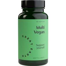 Gurkemeje - Kalcium Vitaminer & Mineraler Great Earth Multi Vegan 60 stk