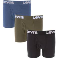 Levi's Bomuld Boxershorts Levi's Boy's Boxer Briefs 3-pack - Black/Black (864260007)