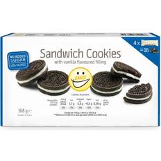 Kager på tilbud Easis Sandwich Cookies, kaloriereduceret, 168