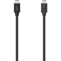 Nikkel - USB C-USB C - USB-kabel Kabler Hama USB C-USB C 2.0 Gen.2 0.8m