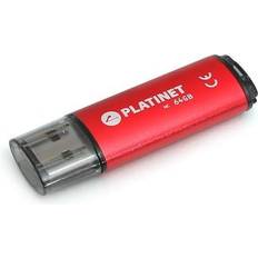 Platinet Hukommelseskort & USB Stik Platinet USB Stik 2.0 X-Depo 64GB Rød