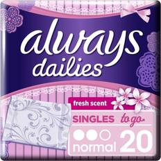 Always Trusseindlæg Always Dailies Normal To Go Fresh 20-pack
