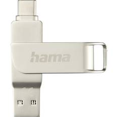 Hama 128 GB Hukommelseskort & USB Stik Hama C-Rotate Pro 128GB USB 3.1/USB-C