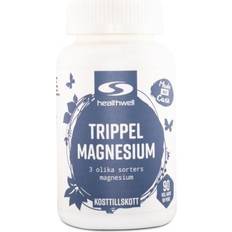Healthwell Vitaminer & Mineraler Healthwell Trippel Magnesium 90 stk