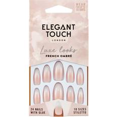 Kunstige negle & Neglepynt Elegant Touch Luxe Looks French Ombre 24-pack