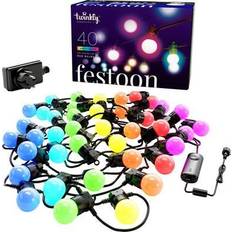 Twinkly Lyskæder & LED bånd Twinkly Festoon 40 RGB Lyskæde 40 Pærer