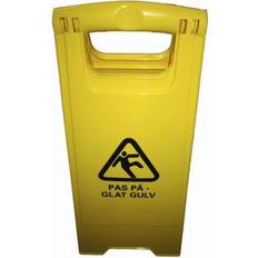 Antalis Advarselsskilt gult med piktogram "Pas på glat gulv"