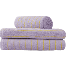 Håndklæder Bongusta Naram Gæstehåndklæde Rød, Pink, Lilla, Blå, Grøn, Beige, Brun, Gul (80x50cm)