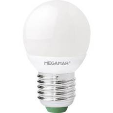 Megaman LED-pærer Megaman MM21123 LED (RGB) Energiklasse G (A G) E27 Dråbeform 5.5 W = 40 W Varmhvid (Ø x L) 45 mm x 84 mm kan dæmpes 1 stk