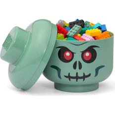 Lego Opbevaringsboks Hoved Skelet Small, Grøn