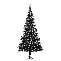 vidaXL kunstigt juletræ LED-lys kuglesæt Juletræ