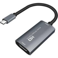 Capture & Videokort INF Videooptagelseskort USB-C til HDMI-kompatibel adapter