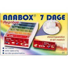 Krykker & Medicinske hjælpemidler Anabox Doseringsæske Ugebox 1 stk