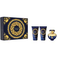 Versace Gaveæsker Versace Pour Femme Dylan Blue Gift Set EdP 50ml + Body Lotion 50ml + Shower Gel 50ml