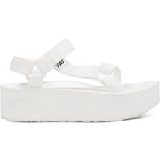 Teva 35 ½ - Velcrobånd Sandaler Teva Flatform Universal - Bright White