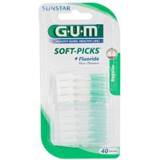 GUM Soft-Picks +Fluoride Toothpick Regular 40-pack