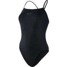 14 - 32 - Dame Badedragter Speedo Endurance+ Thinstrap Swimsuit - Black