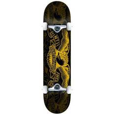 Antihero Complete Skateboard Repeater Eagle (Md) Black/Yellow 7.75"
