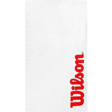 Wilson Badehåndklæder Wilson Sport Towel Badehåndklæde Rød, Hvid