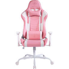 PU læder/PVC læder Gamer stole Deltaco PCH80 Gaming Chair - Pink Line