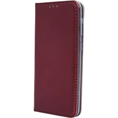 Smart Covers med kortholder Smart Flipfoderal med kortholder til Samsung Galaxy A12 M12 Vinrød