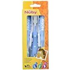 Nuby ID754BLUE tandborstträningsset blå