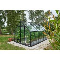 Hærdet glas Drivhuse Halls Greenhouses Universal 128 9.9m² Aluminium Glas