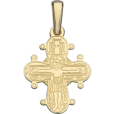 Guld Charms & Vedhæng BNH Day Cross With Father Pendant - Guld