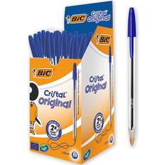 Kuglepenne Bic Cristal Original Ballpoint Pen Blue 1.00mm 50-pack