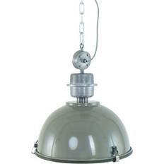 Steinhauer Bikkel - olivengrøn industri-hængelampe Pendel