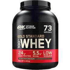 Hamp - Pulver - Valleproteiner Proteinpulver Optimum Nutrition Gold Standard 100% Whey Protein Double Rich Chocolate 2.26kg