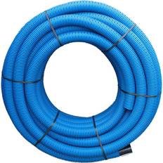 Pipelife Vejetromler, Jord- & Drænrør Pipelife PVC drænrør blå 80/92mm 50m