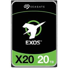 3.5" - Harddiske Seagate Exos X20 ST20000NM007D 256MB 20TB