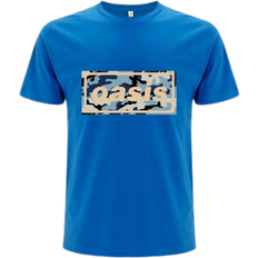 Oasis Blå T-shirts & Toppe Oasis Camo Logo T-shirt