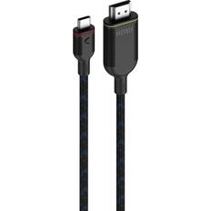 Guld - USB C-HDMI - USB-kabel Kabler Unisynk USB C - HDMI M-M 3m