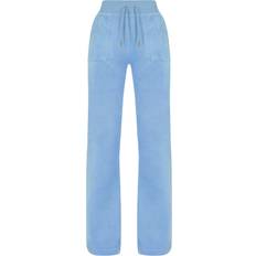 Juicy Couture Bukser Juicy Couture Classic Velour Del Ray Pant Powder Blue